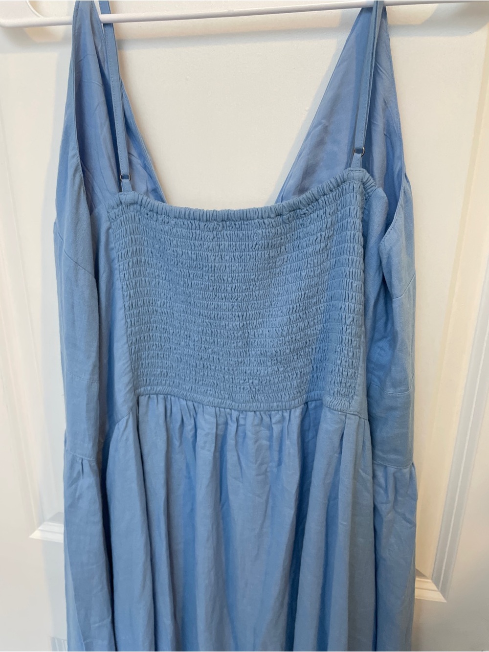 Abercrombie and fitch size XL linen blend button through Button-Front Maxi Dress - Picture 8 of 9